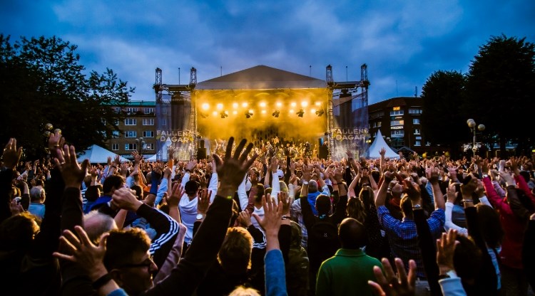 Konsert i Trollhättan i sommarnatten